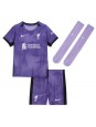 Liverpool Cody Gakpo #18 Alternativní dres pro děti 2023-24 Krátký Rukáv (+ trenýrky)